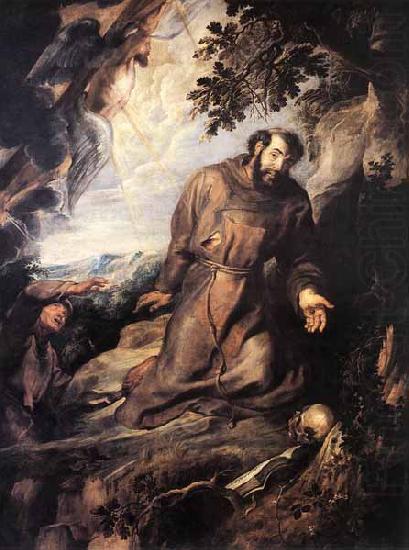 St Francis of Assisi Receiving the Stigmata, Peter Paul Rubens
